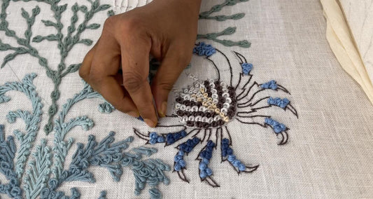 Hand Embroidery Furnishings in India: The Rich History